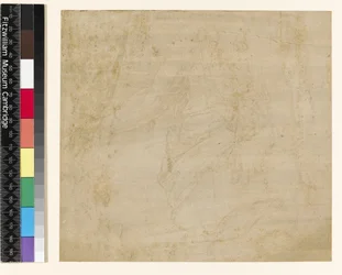 Sheet of Studies: Drapery with a Bare Arm and a Separate Study of a Foot